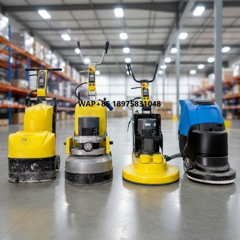 Floor Grinding Machine - آلة طحن وتلميع الخرسانة الخالية من