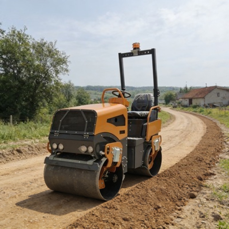 Heavy Equipment Construction - مدحلة طرق اهتزازية ثقيلة، مدحلة تربة