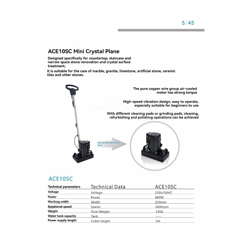Floor Grinding Machine - آلة تنظيف وتلميع الأرضيات 220 فولت،