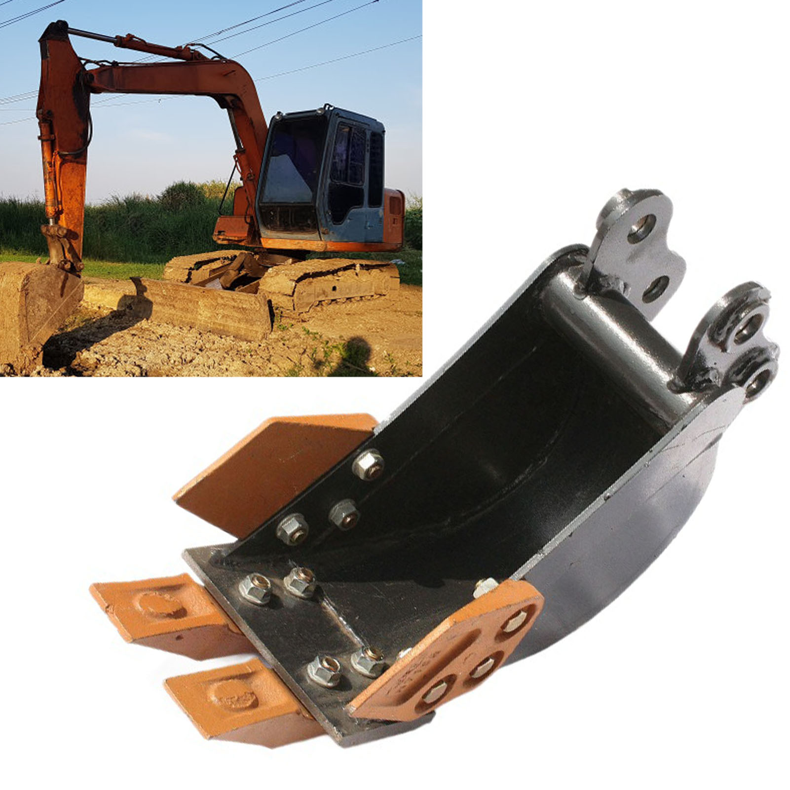 Heavy Equipment Excavator - دلو حفارة معدني صغير يمنع التآكل،