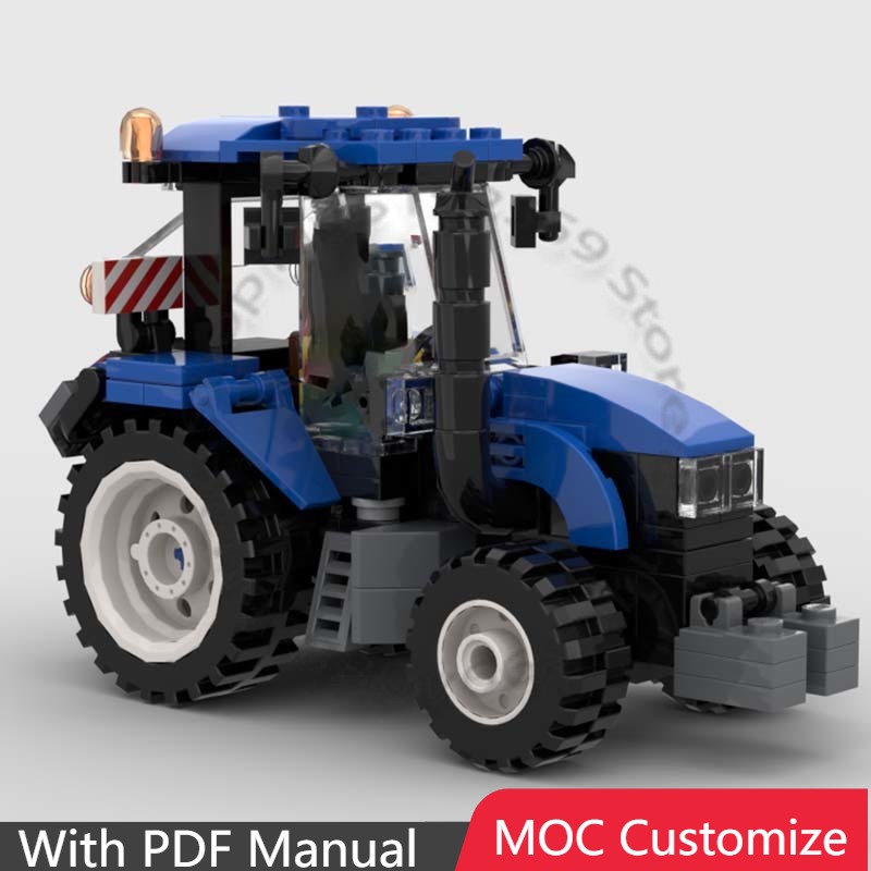 Heavy Equipment Lego - مجموعة بناء سيارة رياضية سريعة وجرار