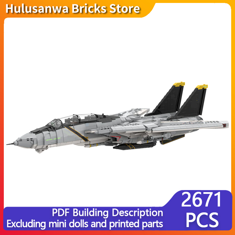 Heavy Equipment Lego - نموذج طائرات مقاتلة ثقيلة F-14A من
