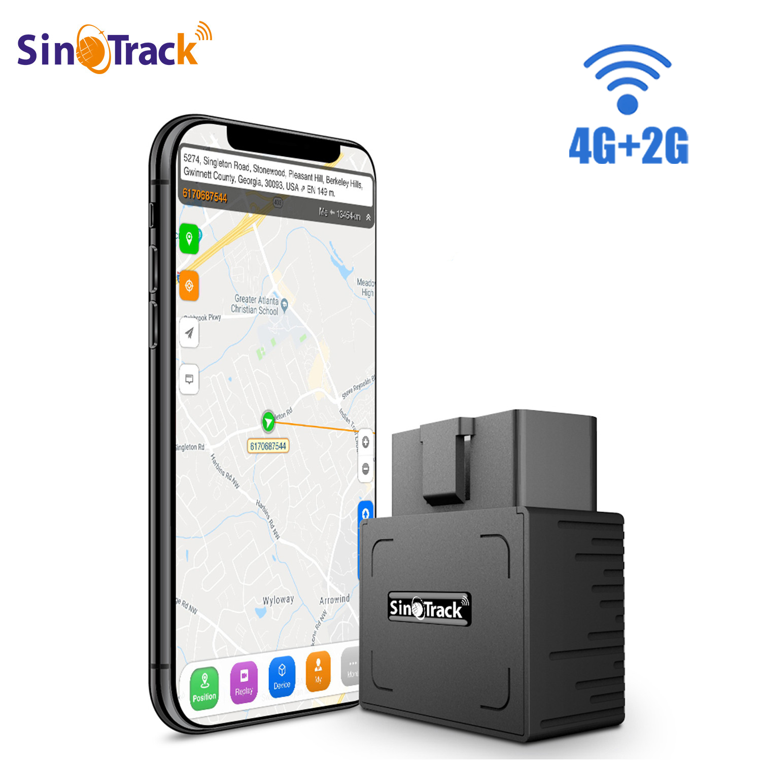 Heavy Equipment Gps Tracker - جهاز تتبع GPS صغير 4G OBD
