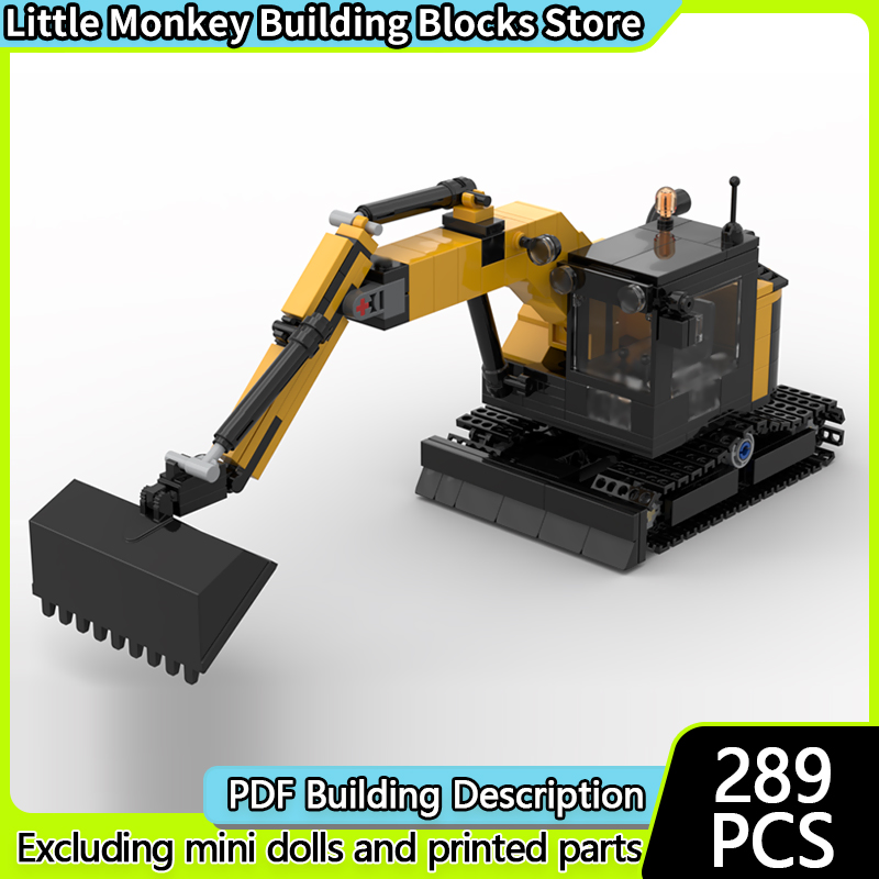 Heavy Equipment Lego - نموذج سيارة المدينة من قطع البناء