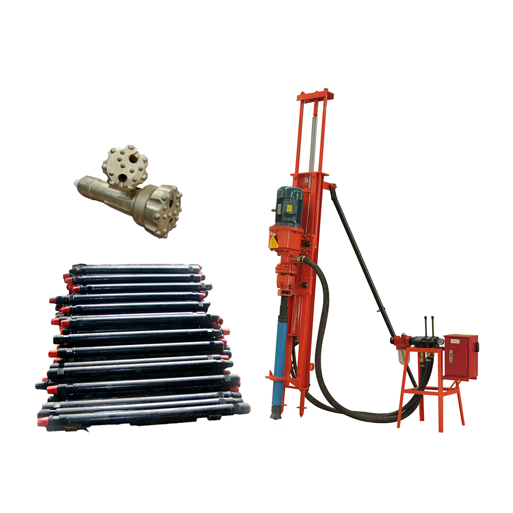 جهاز حفر DTH محمول لحفر الصخور - مراجعة Heavy Equipment Construction وسعره