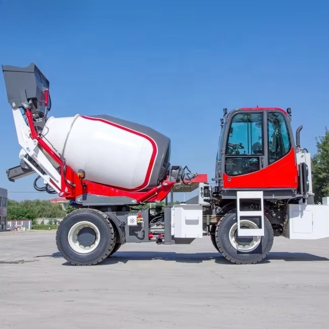 شاحنة خلاطة خرسانة ذاتية التحم - مراجعة Concrete Mixer Machine وسعره