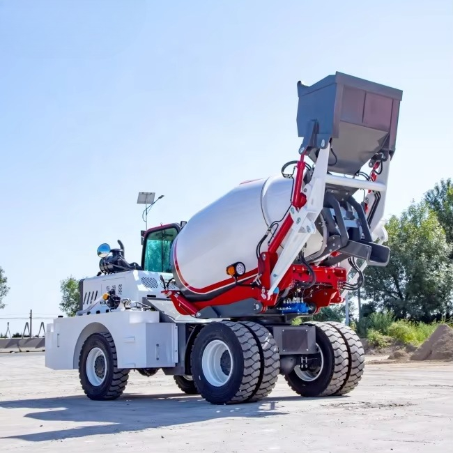 شاحنة خلاطة خرسانة ذاتية التحم - مراجعة Concrete Mixer Machine وسعره