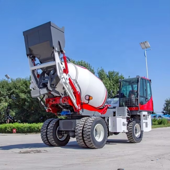 شاحنة خلاطة خرسانة ذاتية التحم - مراجعة Concrete Mixer Machine وسعره