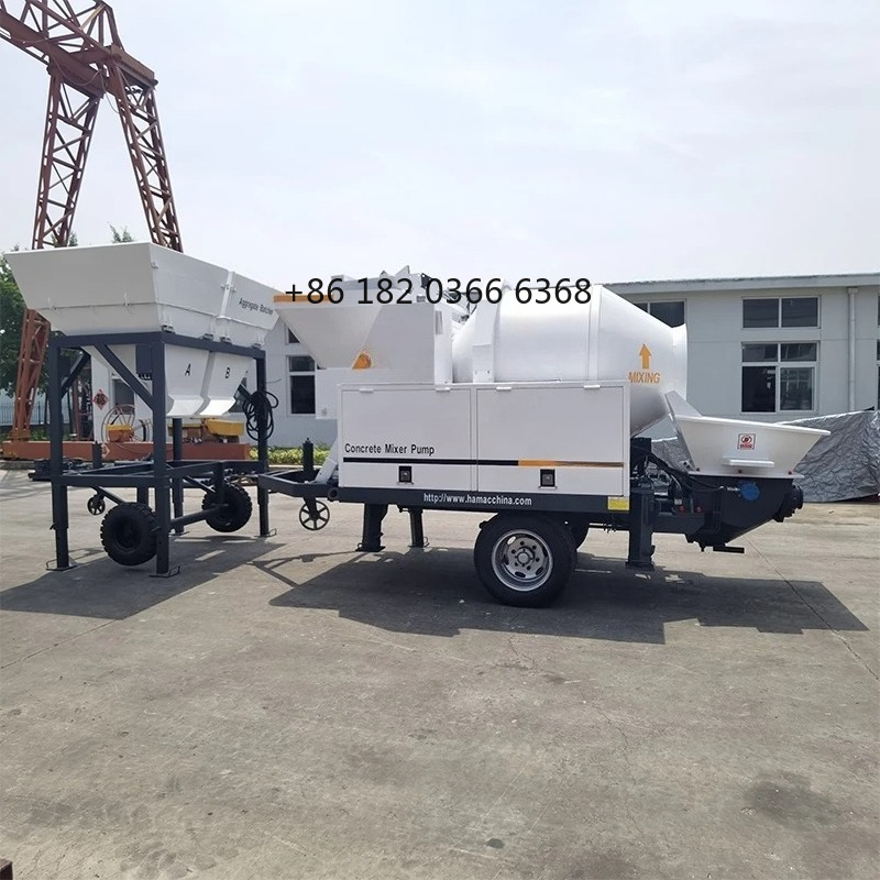 خلاطة خرسانة متنقلة مخصصة مع م - مراجعة Concrete Mixer Machine وسعره