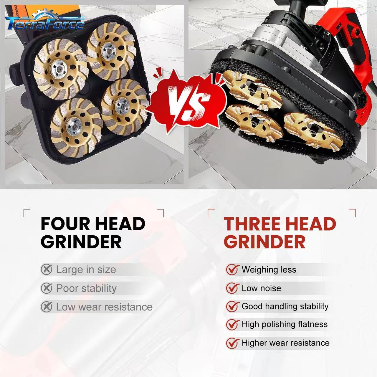 آلة طحن وتلميع الخرسانة المحمو - مراجعة Floor Grinding Machine وسعره