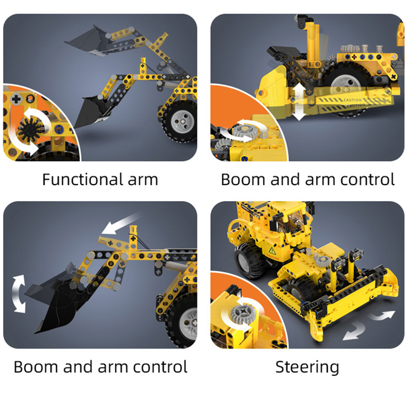 كادا 693 قطعة مدينة العجلات سي - مراجعة Heavy Equipment Lego وسعره