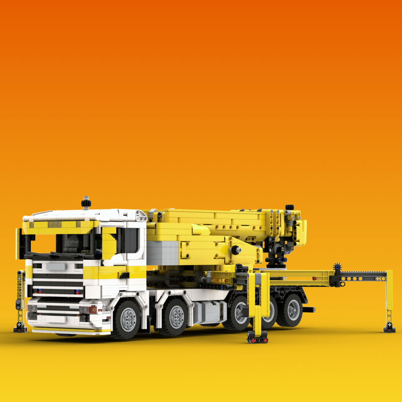 نموذج شاحنة رافعة ثقيلة جديدة  - مراجعة Heavy Equipment Lego وسعره