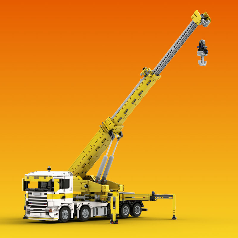 نموذج شاحنة رافعة ثقيلة جديدة  - مراجعة Heavy Equipment Lego وسعره
