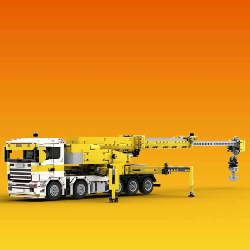 نموذج شاحنة رافعة ثقيلة جديدة  - مراجعة Heavy Equipment Lego وسعره