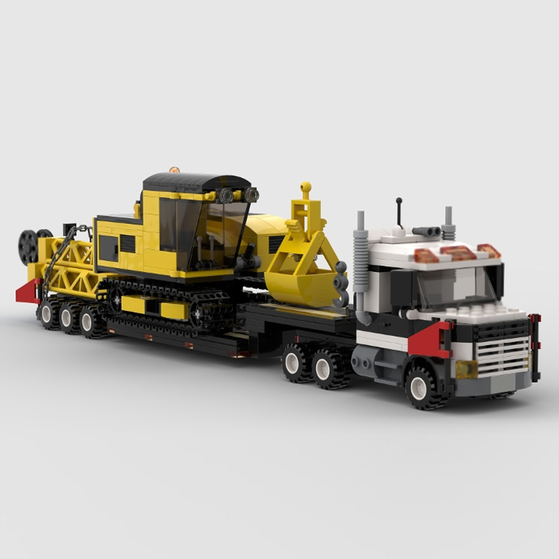 نموذج سيارة المدينة من قطع الب - مراجعة Heavy Equipment Lego وسعره