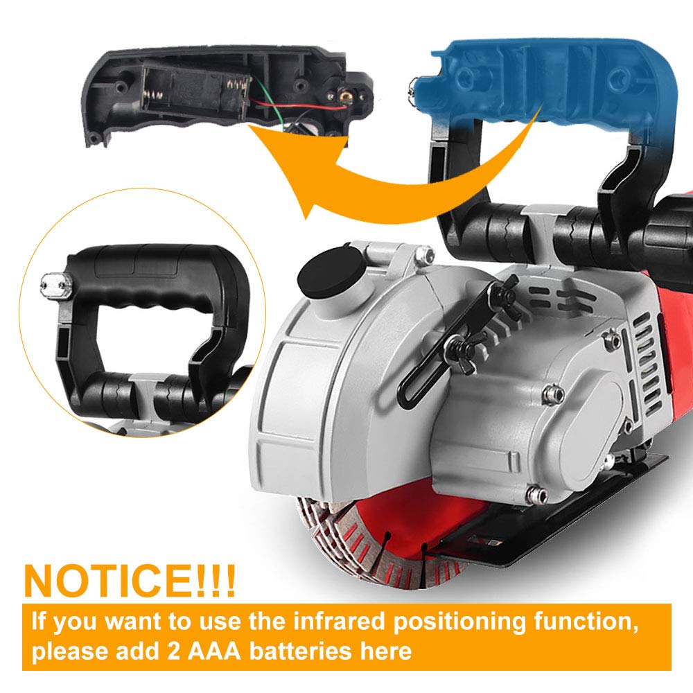آلة قطع الجدار قنوات آلة قطع ا - مراجعة Electric Concrete Cutter وسعره