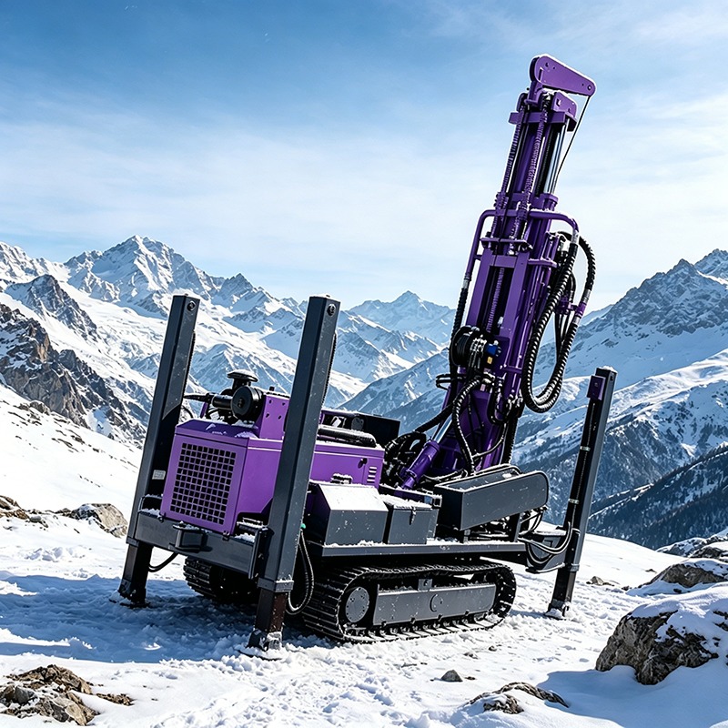 جهاز حفر آبار المياه الزاحف لل - مراجعة Heavy Equipment Drilling Rig وسعره