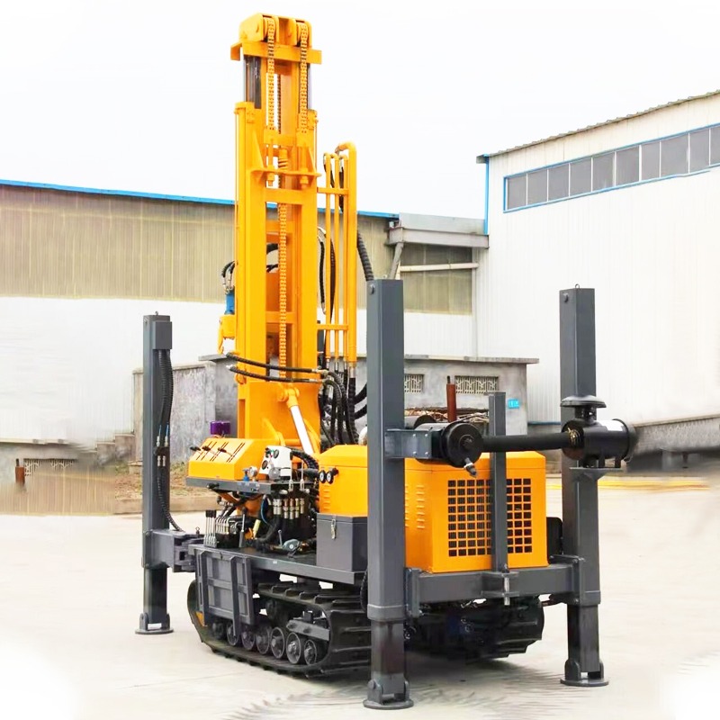 جهاز حفر آبار المياه الزاحف لل - مراجعة Heavy Equipment Drilling Rig وسعره