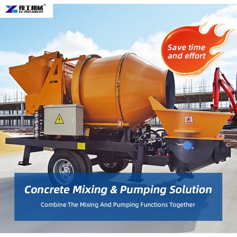مضخة خرسانة وشاحنة خلط خرسانة  - مراجعة Concrete Mixer Machine وسعره