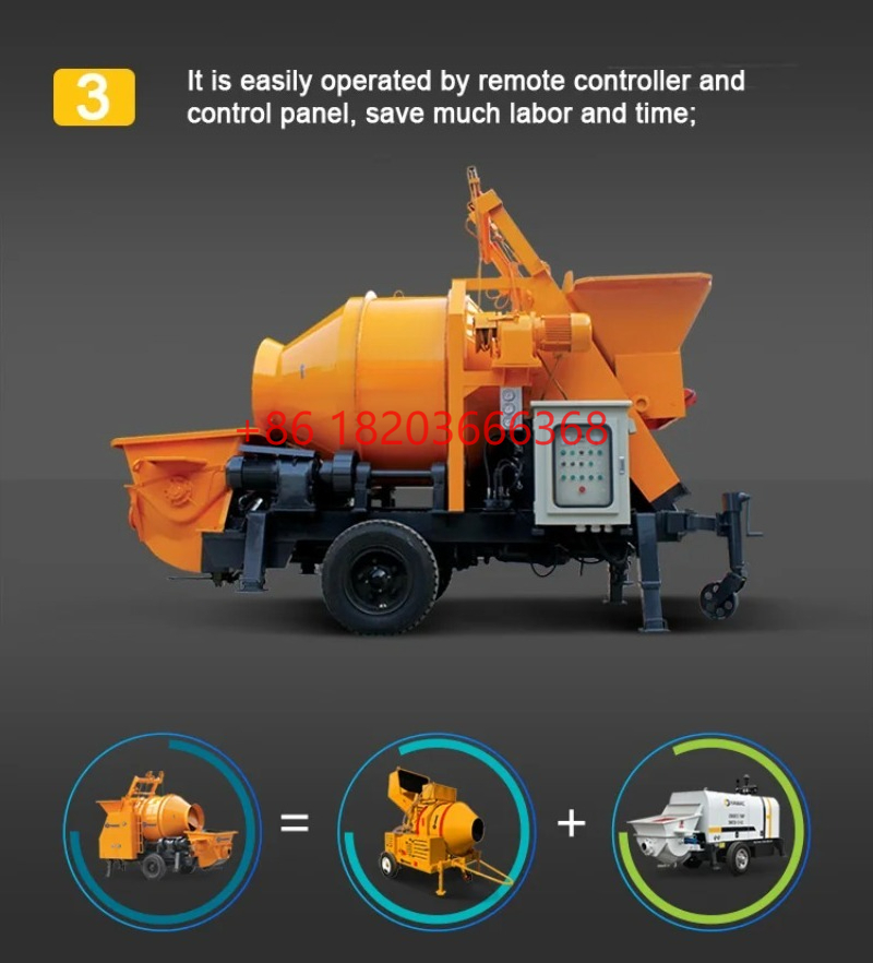 خلاطة خرسانة متنقلة مخصصة، آلة - مراجعة Concrete Mixer Machine وسعره