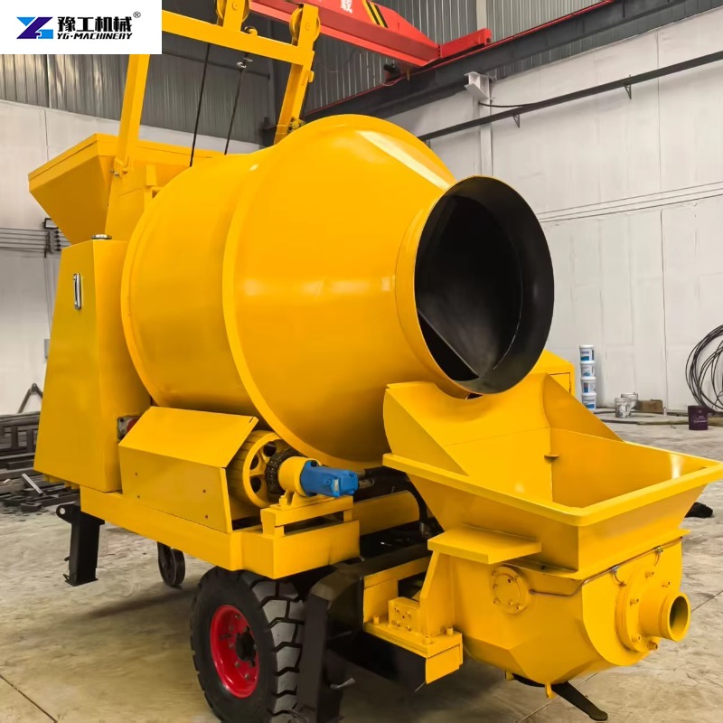 خلاطة خرسانة محمولة على مقطورة - مراجعة Concrete Mixer Machine وسعره