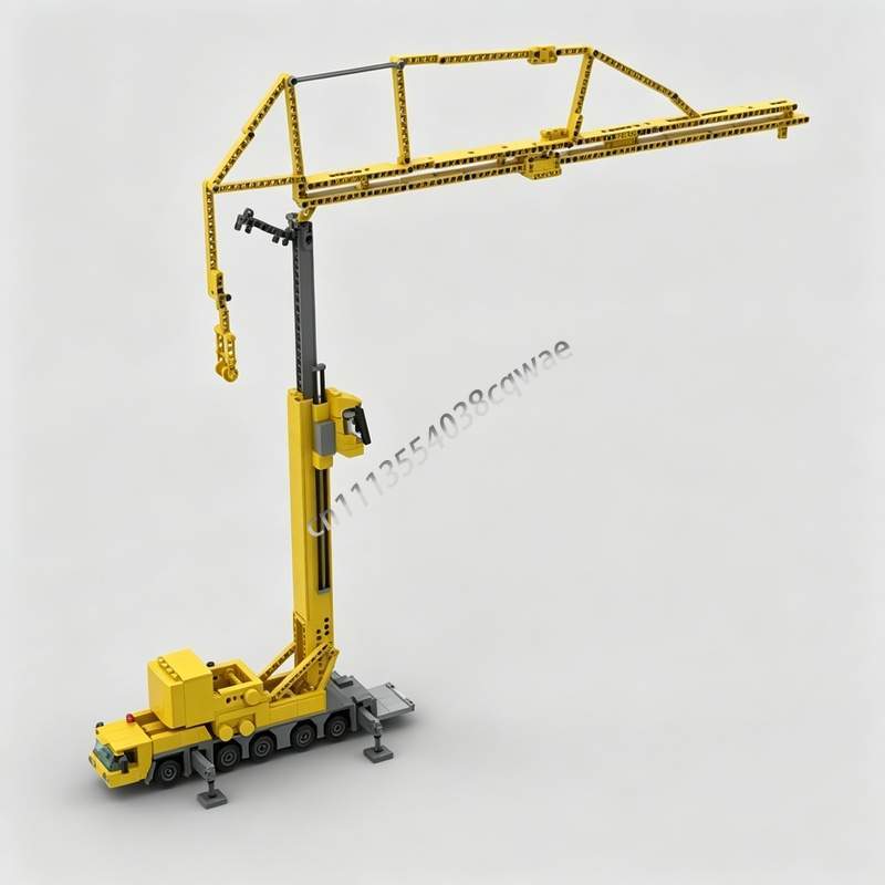 1182 قطعة نموذج رافعة برجية MO - مراجعة Heavy Equipment Lego وسعره