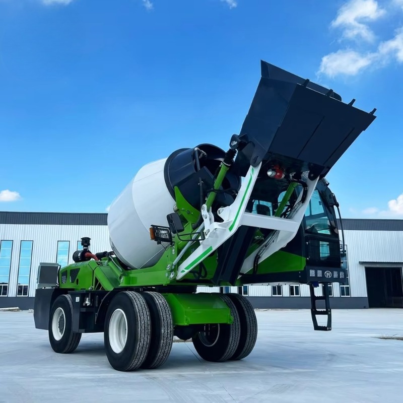 شاحنة خلاطة خرسانة ذاتية التحم - مراجعة Concrete Mixer Machine وسعره
