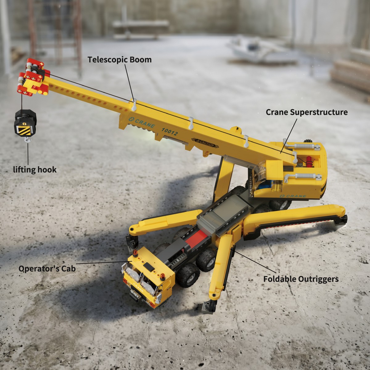 989 قطعة مكعبات بناء نموذج راف - مراجعة Heavy Equipment Lego وسعره