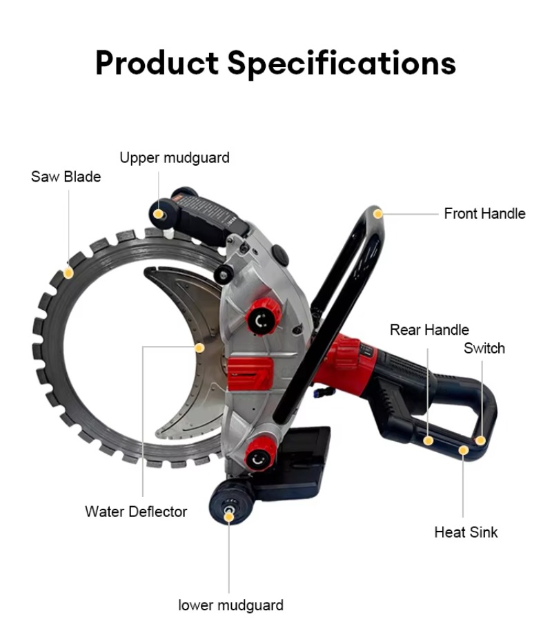 ماكينة قطع الخرسانة الكهربائية - مراجعة Electric Concrete Cutter وسعره