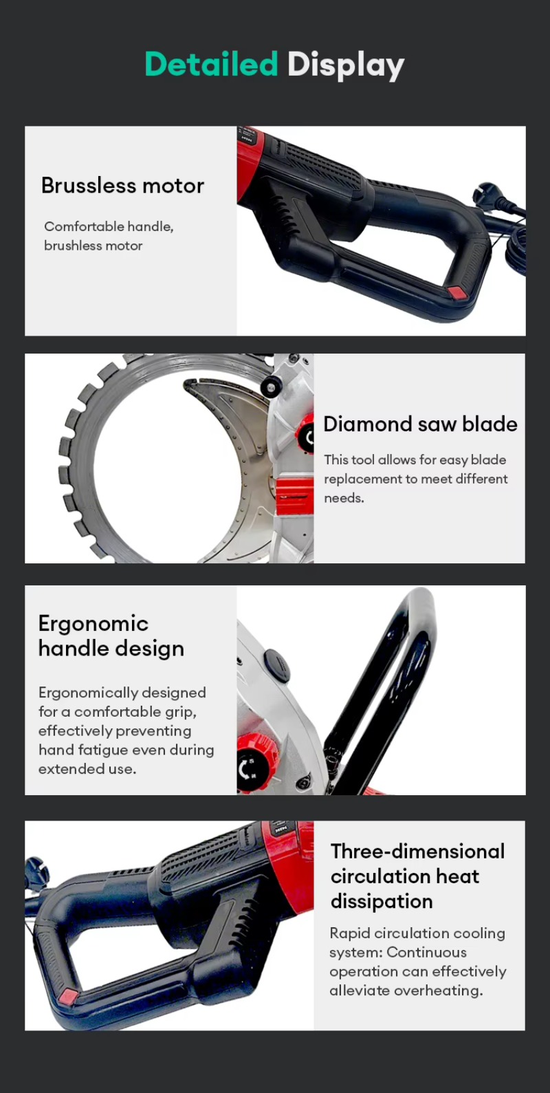 ماكينة قطع الخرسانة الكهربائية - مراجعة Electric Concrete Cutter وسعره