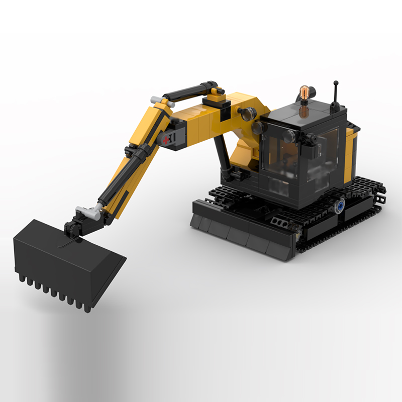 نموذج سيارة المدينة من قطع الب - مراجعة Heavy Equipment Lego وسعره