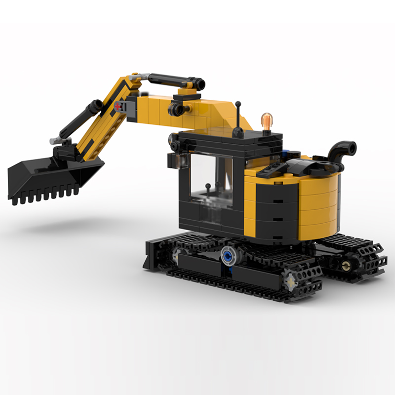 نموذج سيارة المدينة من قطع الب - مراجعة Heavy Equipment Lego وسعره