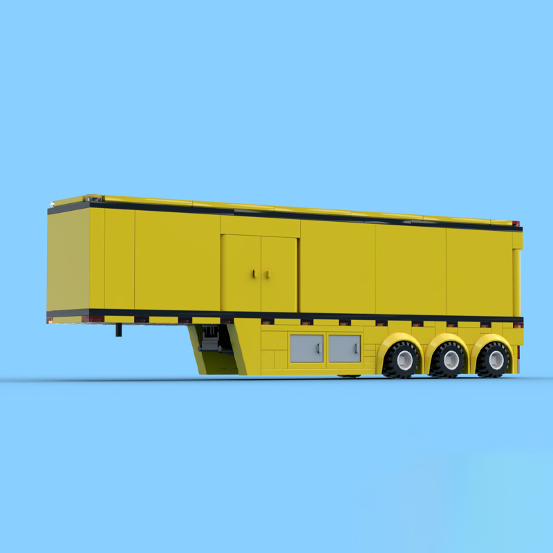 نموذج شاحنة مقطورة مزدوجة صفرا - مراجعة Heavy Equipment Lego وسعره