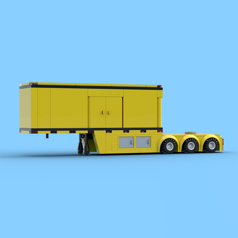 نموذج شاحنة مقطورة مزدوجة صفرا - مراجعة Heavy Equipment Lego وسعره