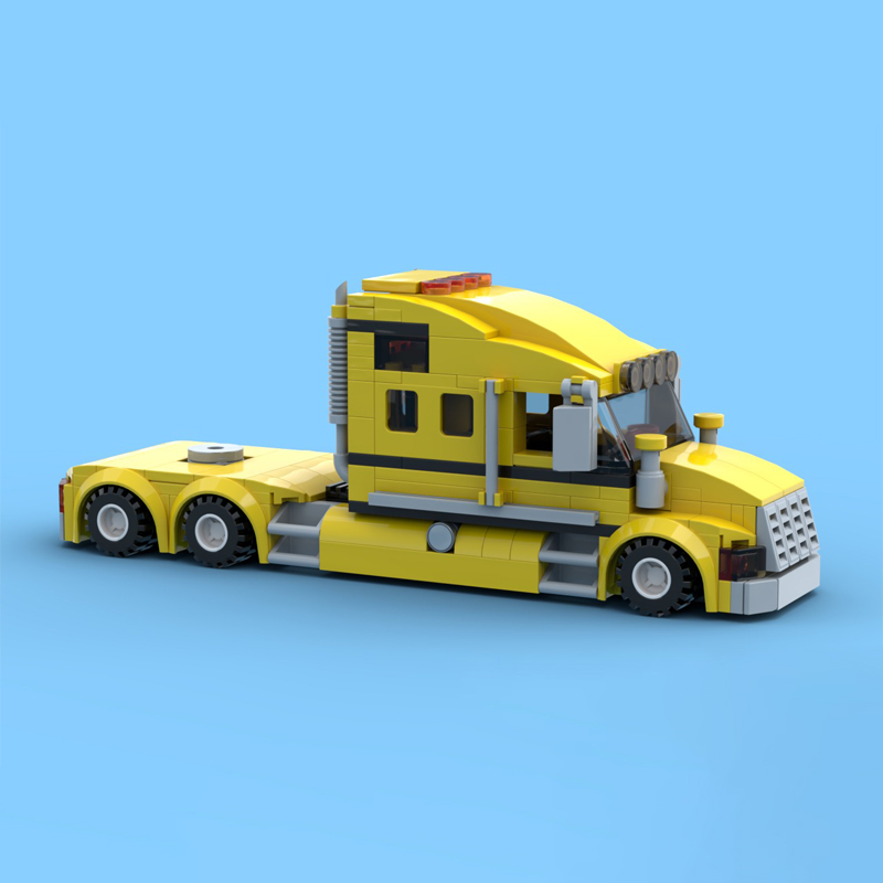 نموذج شاحنة مقطورة مزدوجة صفرا - مراجعة Heavy Equipment Lego وسعره