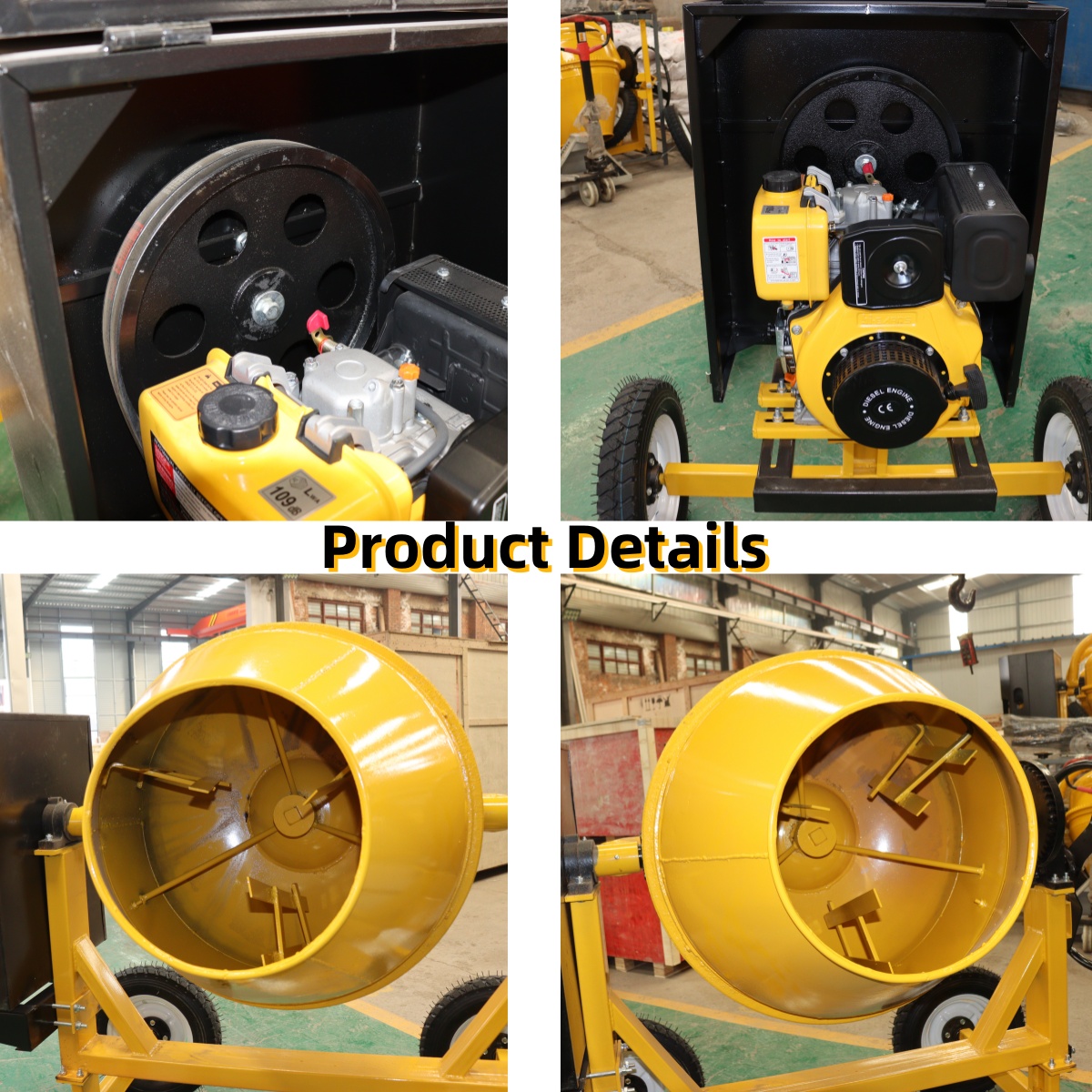 خلاط خرسانة محمول عالي الكفاءة - مراجعة Concrete Mixer Machine وسعره