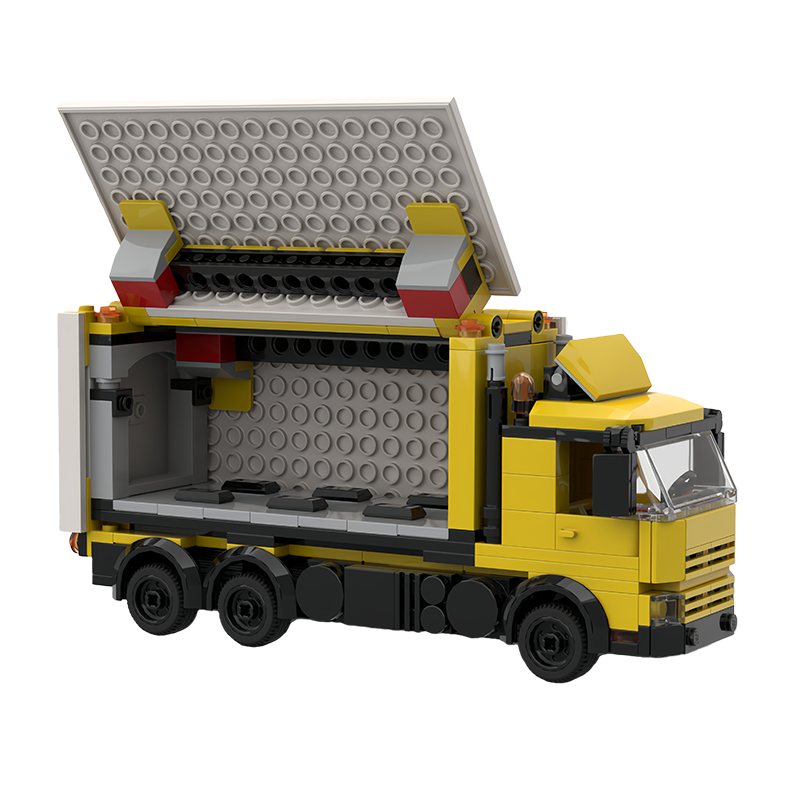 شاحنة نقل صفراء مكونة من 282 ق - مراجعة Heavy Equipment Lego وسعره
